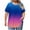 Dark Blue, variant on hotojiny Plus Size Tops for Women Casual Short Sleeve Crewneck Basic T Shirts Lounge Loose Soft Summer Clothes