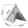 thumbnail image 6 of BSHAPPLUS® Teepee Tent for Kids ,Portable Blue Teepee Tent,Childrens Tent Foldable Play Tent Toys, Cotton Playhouse for Indoor & Outdoor Playing,Toys for Girls/Boys/Toddlers, 6 of 7