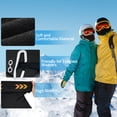 thumbnail image 2 of Thermal Balaclava Ski Mask Face Mask Windproof for Men Women Fits Glasses for Cold Weather Outdoor Cycling Motorcycle Black, 2 of 7