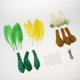 thumbnail image 3 of 16 Pcs Pancarta de Plumas de Confeti de Látex Artesanía Manualidad para Cumpleaños Oro + Confeti Verde Macarena Set de decoración de pancartas y globos, 3 of 8