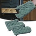 thumbnail image 2 of XKHHLH Oven Mitts of Quilted Terry Cloth Cotton Lining,Extra Long Professional Classic Oven Mitt Heat Resistant Kitchen Oven Gloves, 2 of 7