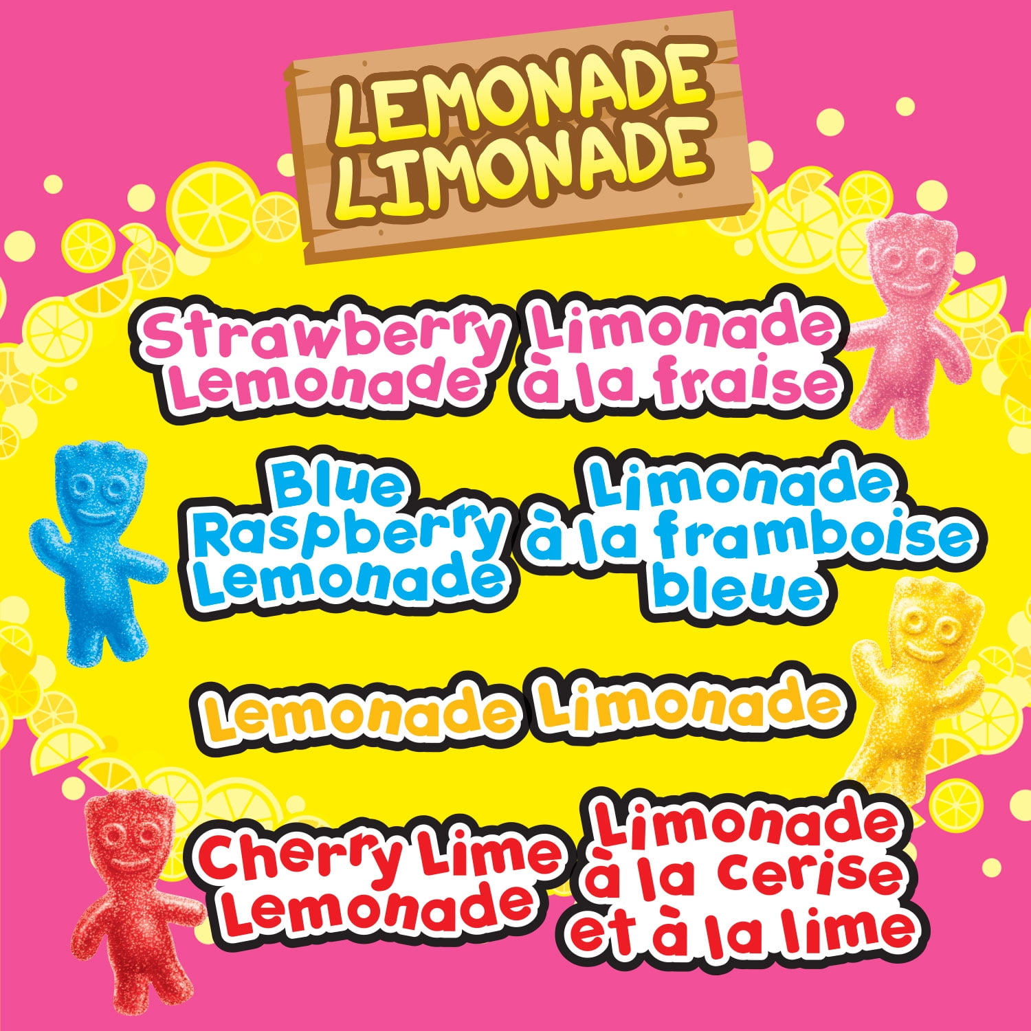 SOUR PATCH KIDS, Lemonade Flavour Candy, Sour then Sweet, 150 g