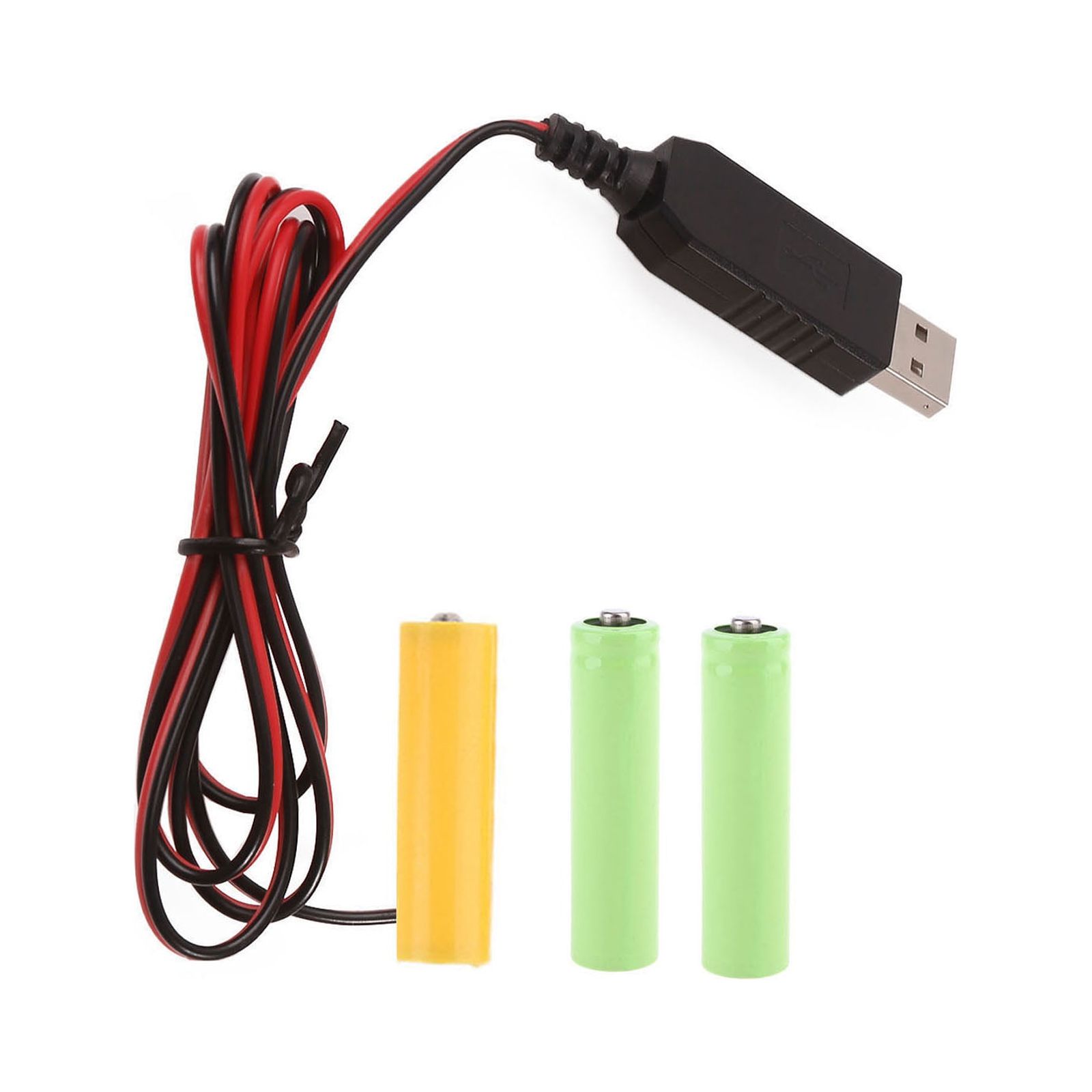 FEAMOS USB 5V2A To 1.5V 3V 4.5V C Fake Battery Elimination Cable Power Adapter Cord Replace For 1 3pcs 1 5v Lr14 C Batteries
