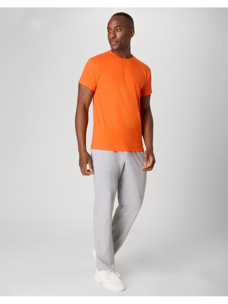 Hanes, Men Crew Neck T-Shirt 4-Pack, 100% Cotton Heavyweight