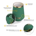 thumbnail image 4 of RTIC 12 oz Ceramic Lined Insulated Happy Hour Wine Tumbler, Leak Resistant Lid, Soft-Touch Exterior, Pine Tree, 4 of 9