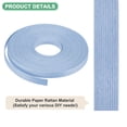 thumbnail image 2 of Caña de Tejer de Papel, 21.8 Yardas x 0.47 Pulgadas/20m x 12mm Caña de Ratán de Papel para Hacer Manualidades DIY [Azul Cielo], 2 of 7
