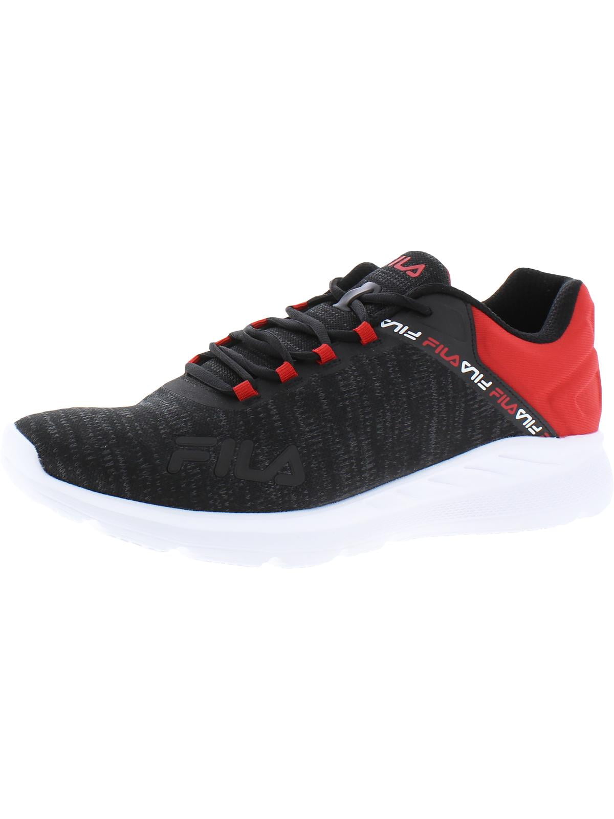 fila mens black shoes