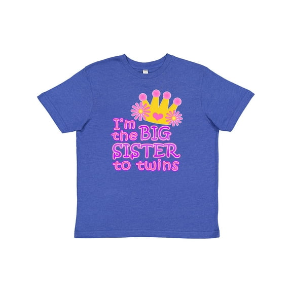 Inktastic I'm the Big Sister to Twins. Youth T-Shirt