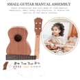 thumbnail image 4 of 1 Kit de ukelele DIY para pintar, juguete de ukelele, materiales para ukelele hechos a mano (colores surtidos), 4 of 7