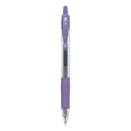 G2 Premium Gel Pen, Retractable, Extra-Fine 0.5 Mm, Purple Ink, Smoke Barrel, Dozen | Bundle of 10 Dozen