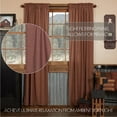 thumbnail image 2 of VHC Brands Patriotic Patch Cotton Window Curtains Plaid Panel Set of 2 84x40, 2 of 5