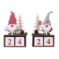 thumbnail image 4 of Yuarrent Feliz Navidad adorno de Papá Noel decoración de fiesta de año nuevo cuenta regresiva calendario accesorio decorativo hogar sala de estar Kits de decoración para fiestas Gris Yuarrent HA069791-02, 4 of 6