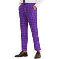 thumbnail image 4 of INSPIRE CHIC Plaid Pants for Men's Slim Fit Business Checked Printed Dress Chino Trousers, 4 of 4