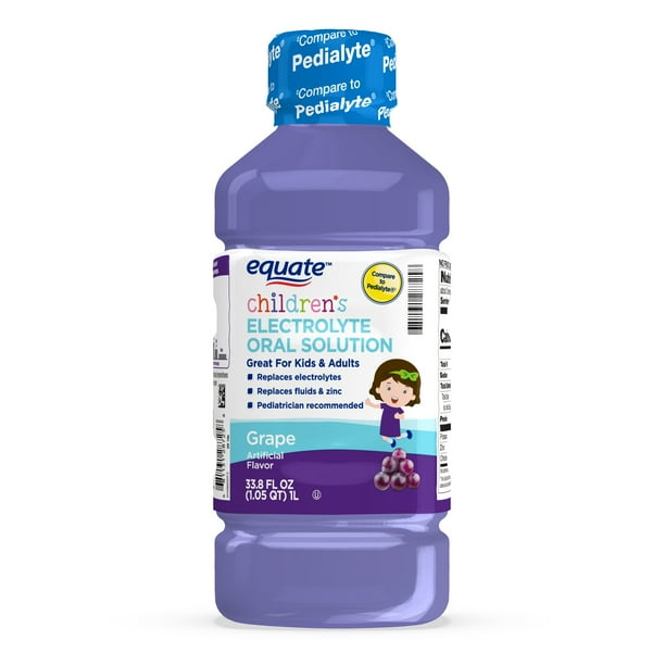 Equate Grape Electrolyte Solution, With Zinc, Fluids and Electrolytes