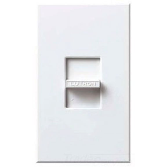 Lutron NTF-10-BL Nova T 120V 16A Fluorescent 3-Wire Hi-Lume LED Single Pole Slide-to-Off Dimmer in Black, Matte