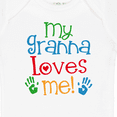 thumbnail image 4 of Inktastic Granna Loves Me Grandkid Boys or Girls Baby Bodysuit, 4 of 5