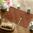 thumbnail image 5 of Sm:)e Rusty Orange Placemats 12 x 18 Inch Set of 4, Seasonal Washable Kitchen Dining Table Decoration for Home Party, 5 of 5