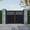 Semi Enclosed, variant on Mondaria 6 ft H x 6 ft W Aluminum Privacy Double Fence Gate (Posts Not Included), Outdoor Driveway Gate for Backyard, Garden and Pool