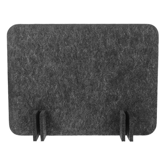 Hemobllo Soundproof Privacy Panel for Office Dark Grey Felt 1Pcs