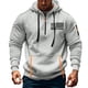 thumbnail image 2 of Xihbxyly Sudadera con Capucha y Cremallera Estampada para Hombre, Jersey Multibolsillos, Elegante Chaqueta Deportiva Informal, para Uso Diario En Otoño, Atractiva Moda de Primavera, Poliéster, Tallas, 2 of 5