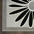 thumbnail image 5 of Nourison Aloha Indoor/Outdoor Black White 3'6" x 5'6" Area Rug, (4x6), 5 of 9