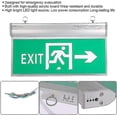 thumbnail image 4 of 110-220V LED Emergency Exit Sign,High Quality High Brightness Display Panels,Acrylic Green Signal Lamp,Security Alarm, 4 of 5