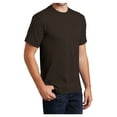 thumbnail image 4 of Mafoose Mens Cotton Essential T-Shirts Dark Chocolate Brown 5XL, 4 of 6