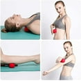 thumbnail image 4 of Nvzi Pelota de lacrosse para masajes para músculos adoloridos, hombros, cuello, espalda, pies, cuerpo, tejido profundo, puntos gatillo, nudos musculares, yoga y liberación miofascial (roja), 4 of 5