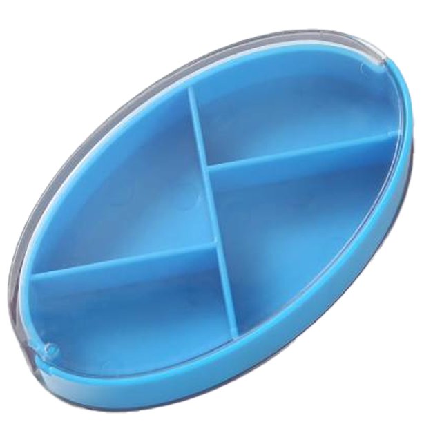 Pastillero organizador de pastillas, pastillero portátil compacto e impermeable para guardar medicamentos, vitaminas, aceites de pescado, joyas y secretos para viajes en bolso/al aire libre/viajes de