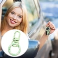 thumbnail image 3 of Donut-Shaped Keychain With Spring Hook And Door Knob Combo 1-Pack Candy-Colored Enamel Coated Alloy Accessory, 3 of 5