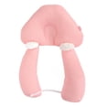 thumbnail image 1 of Almohada con forma de cabeza de bebé, soporte de lactancia suave, almohada ajustable para la cabeza, posicionamiento del bebé, rosa, 1 of 14
