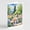 Akita 6544, variant on Bouvier des Flandres Spring Path Greeting Cards Pack of 8 7 in x 5 in
