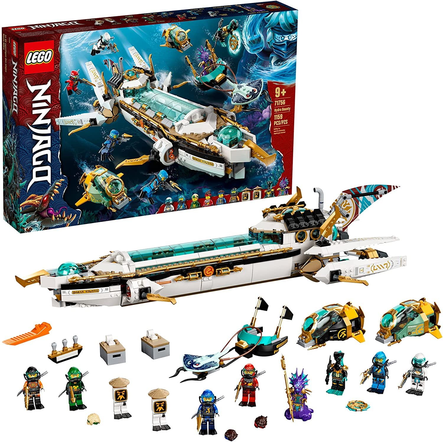 LYU様 ワゴン LEGO NINJAGO Catamaran Sea Battle 71748 Featuring Ninja Jay and