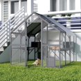 thumbnail image 2 of Outdoor Catio Cat House 74" H Large Cat Enclosures ,UV proof Cover 3-section,83.5", 2 of 5