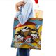 thumbnail image 4 of Animaniacs Bolso de tela con estampado de lienzo para mujer, bolsa de compras reutilizable y estética, con cremallera interior, regalo para mujer,40*45cm., 4 of 6