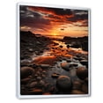 thumbnail image 2 of Designart "Glowing Sunset in Florida" Florida Floater Framed Canvas Wall Art, 2 of 7