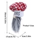 thumbnail image 3 of 2 piezas de cubiertas navideñas para botellas de vino, minidecoración para botellas, cubierta para botellas de gnomos navideños de Papá Noel para decoraciones para fiestas navideñas oso de fresa Electrónica, 3 of 5