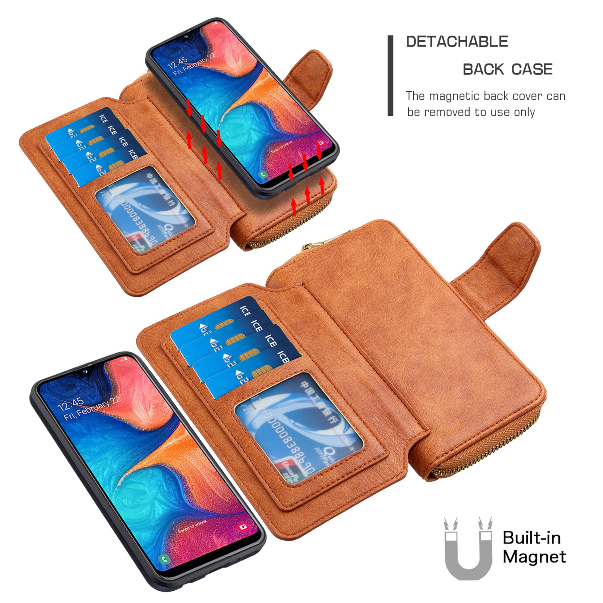 Samsung Galaxy A10e A20e Wallet Case Dteck Large Capacity Magnetic Detachable 2 In 1 Zipper Pocket Leather Wallet Case 10 Card Slots And 1 Zipper Pocket Removable Phone Cover Gray Walmart Com Walmart Com Samsung Galaxy A10e A20e Wallet Case Dteck Large Capacity Magnetic Detachable 2 In 1 Zipper Pocket Leather Wallet Case 10 Card Slots And 1 Zipper Pocket Removable Phone Cover Gray Walmart Com Walmart Com