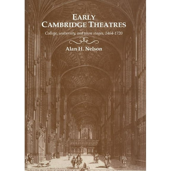 Early Cambridge Theatres, (Hardcover)