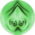 thumbnail image 1 of Ahgly Company Machine Washable Indoor Round Transitional Green Area Rugs, 3' Round, 1 of 7