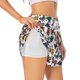 thumbnail image 1 of Balery Cute Butterfly Pantalones cortos deportivos para mujer con forro y dos bolsillos, elásticos, para entrenamiento, gimnasio, yoga-XX-Large, 1 of 7