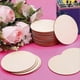 thumbnail image 3 of Wooden Unfinished Round Circles (50 Pack) - 10cm/4 Inches with 2mm Thickness - Plain Natural Blank Wood Discs Slices Cutouts for Crafts, 3 of 5