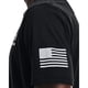 thumbnail image 4 of Camiseta Under Armour New Freedom Flag para Hombre Negra/Blanca, 4 of 6