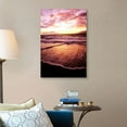 thumbnail image 4 of Great Big Canvas "Hawaii, Maui, Wailea Beach At Sunset, Pink Clouds And Reflections On Water"  by Joe Carini White Peach   Wrapped Canvas Print Wall Artwork, 4 of 7
