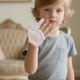 thumbnail image 5 of Stop Thumb Sucking, 1 Pair Baby Anti Eating Gloves No Scratch Breathable Finger Thumb Protector Thumb Sucking Stop for Thumb Fingers Sucking,M, 5 of 6