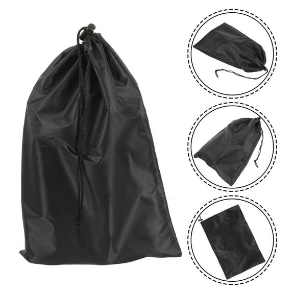 LEORX Leorx Sturdy Drawstring Bag for Outdoor Walking Stick Black Convenient