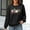 Black, variant on Sakmal Crew Neck Sweatshirts for Women Christmas Red Tops Holiday Graphic Sweatshirt for Women