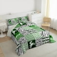 thumbnail image 4 of Homewish Dirt Bike Teens Bedding Comforter Set, Motorcycle Extreme Sports Twin Comforter Sets, Green Fashion Abstract Reversible Bedding Set, Super Cozy Room Decor, 2-Piece, 4 of 9