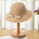 thumbnail image 2 of Sombrero de cubo plegable para mujer, sombrero con lazo de malla de encaje transpirable, ligero, de Color sólido Sincero Electrónica, 2 of 5