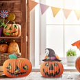 thumbnail image 5 of Scene Layout Paper Ornaments Halloween Decoration Home Bar Ktv Party Supplies Accessories Folding Pumpkin, 5 of 5